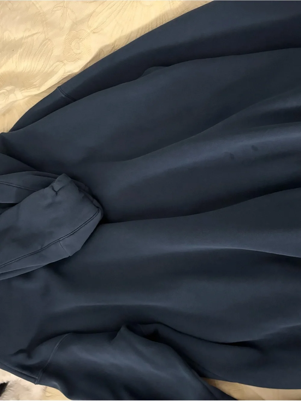 Nike Dark Blue Pullover Hoodie with White Swoosh